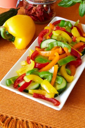 Paprika - Gurken Salat